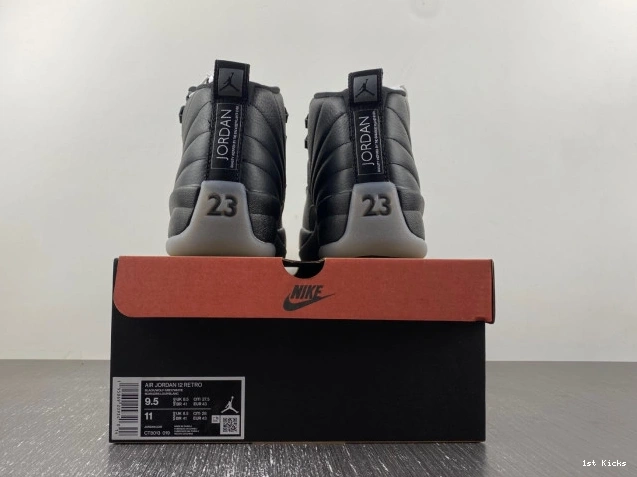 1st Kicks Grey 12 Jordan Wolf Air Black CT8013-019 0708